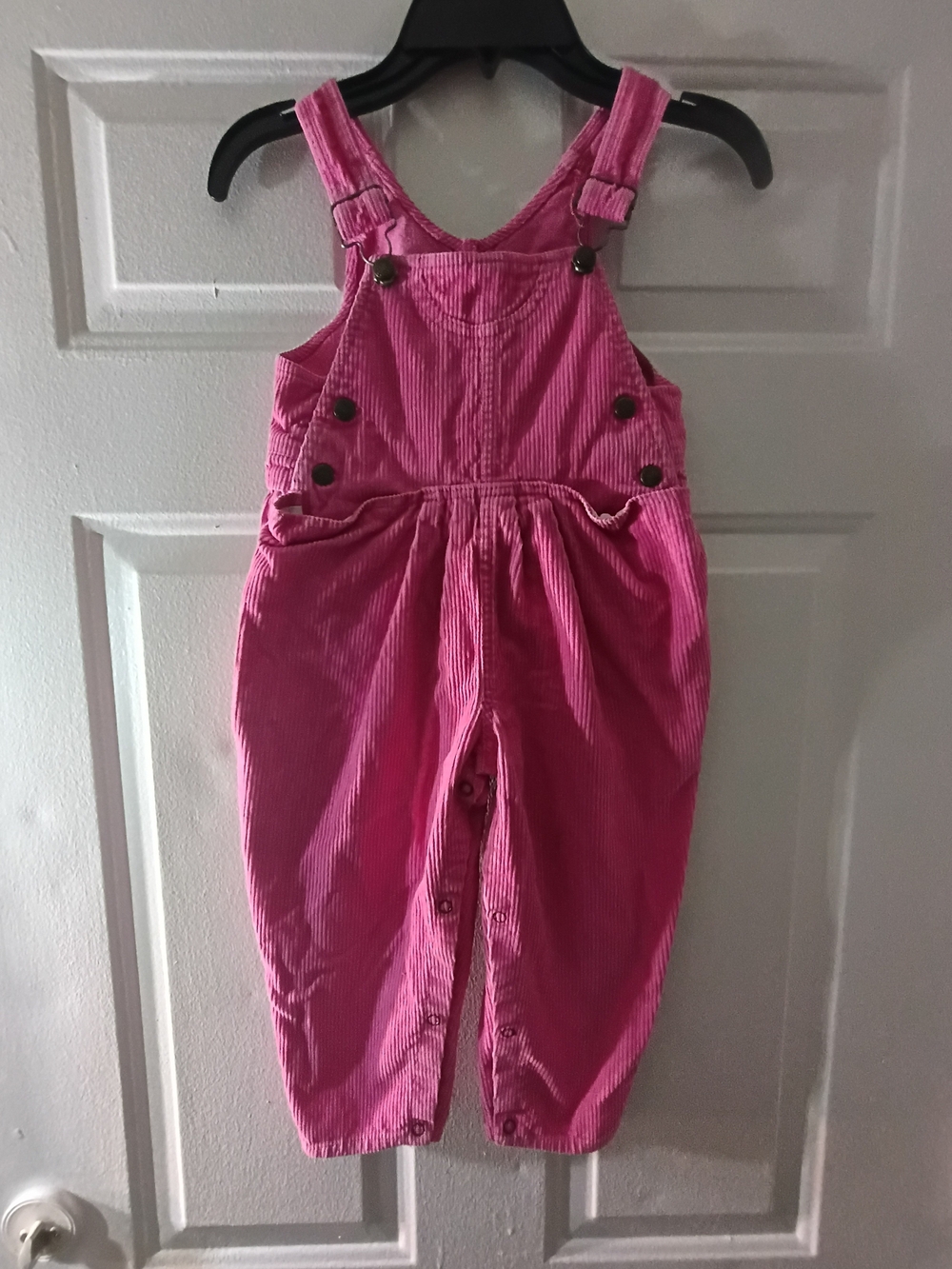 Hush Puppies Pink Corduroy Overalls